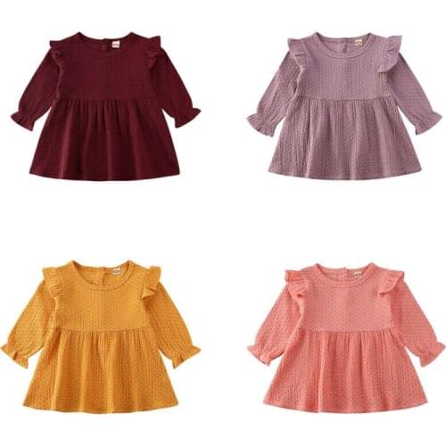 Toddler Baby Girls Party Tutu Dress Lovely Dot Print Pageant Wedding Birthday Princess Clothes Party Dress Size 0-3Y