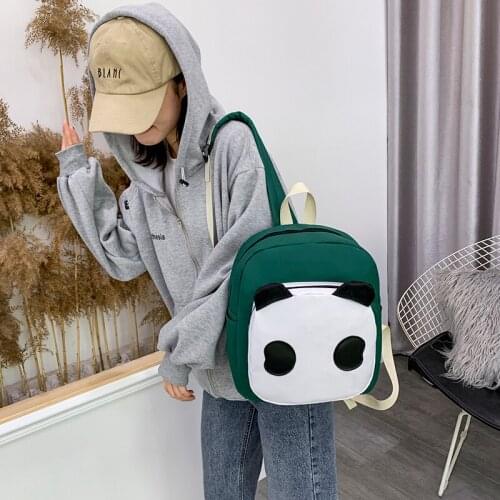 Panda backpack Women Bookbags Large Capacity Middle High College Teen Schoolbag for teenage girls light ladies travel backpack