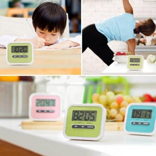 Stopwatch Kitchen Timer Multifunction Plastic Large LCD Display Electronic Cooking Tools 1Pcs Count-down Timer