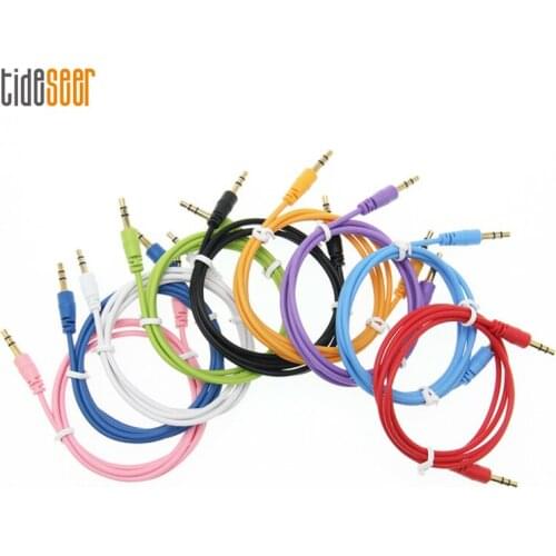 Aux Cable Jack 3.5mm Audio Auxiliary Cables Adapter for Phone Car Headphone Speaker MP3 Computer Laptop Wire AUX Cord 300pcs