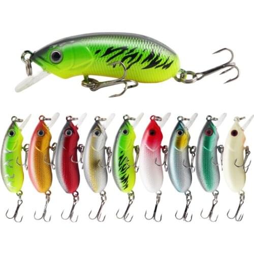 XY-358 Minnow Fishing Lures 50cc 5.3cm 7.8g Luya Baits 3D Eyes Hard Laser Pesca Wobbler Crankbait Tackle Artificial Fishhooks