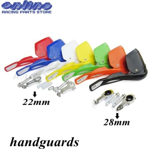 Alloy Handguards Hand Guards for SX EXC SXF EXCR 7/8" 22mm Bar or 1 1/8" 28mm Fat Bar Motorcross Dirt Bike Supermoto Motorcycle