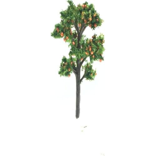 10Pcs/Lot Red Flower Trees Model Train Railroad Railway Street Architecture Scenery Landscape HO N Z Scale Toys For Children