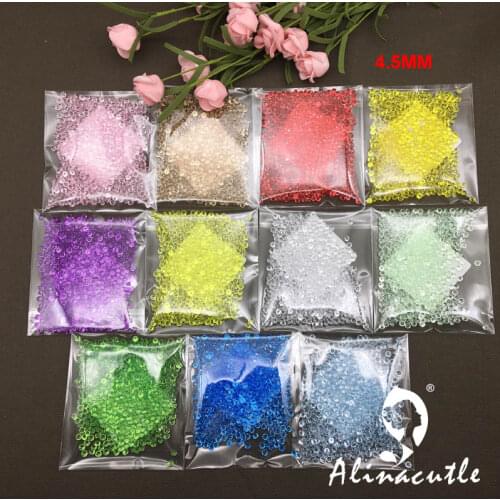 30g 4.5mm crystal acrylic diamond Sequins Paillette Sewing Garment Accessories Clothing accessories DIY Sequins scrapbook shakes