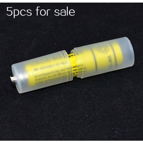 5 Pcs/lot Diy AAA To AA Size Cell Battery Converter Adapter Adaptor Batteries Holder Plastic Case Switcher