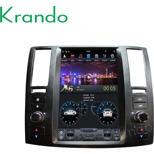 Krando Android 9.0 11.8" for Infiniti FX35 FX45 FX25 FX37 2003-2007 verticial screen car radio navigation multimedia system