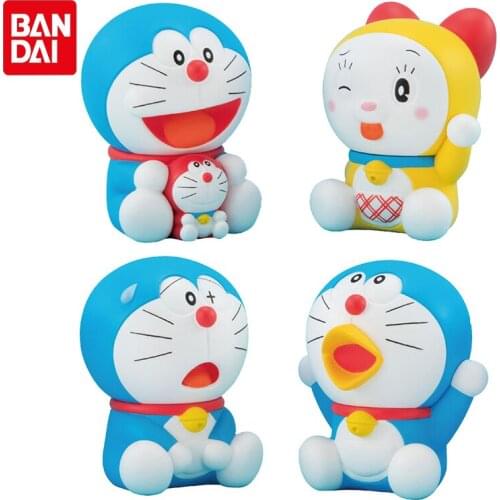 Bandai Genuine Gashapon Toys Doraemon Small Model Doll 4 Dorami Action Figure Gacha Toys