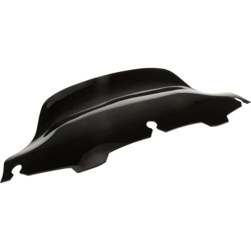 Black 8" Wave Windshield Fairing for 96-13 Harley FLHT FLHTC FLHX Touring