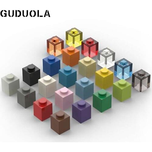 Guduola Building Block Parts 3005 Brick 1x1 Small Particle MOC Build Assembly block Toys Foundation brick high brick 80pcs/lot