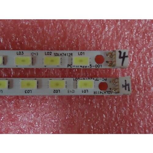 FOR Tsinghua tongfang LE42TM1800 Article lamp BJ-TF42014-004 T420H2-P01-L01 1piece=50LED AND 55LED AND 60LED 456MM