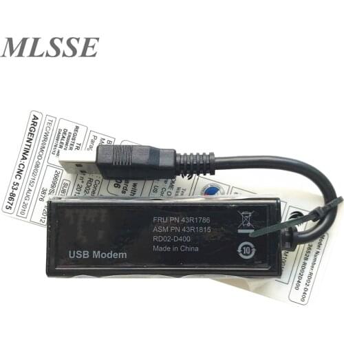 For Lenovo External USB Modem 56K V.92 Dial Up Data Fax Modem for Windows 2000/XP/Vsita/7/8/8.1/10 ASM 43R1815 FRU 43R1786