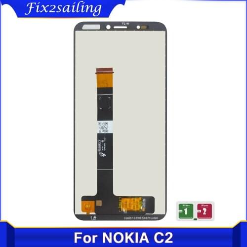 5.7'' High Quality Screen For Nokia C2 LCD TA-1233 TA-1204 Display Touch Screen Digitizer Assembly Phone Repair Parts