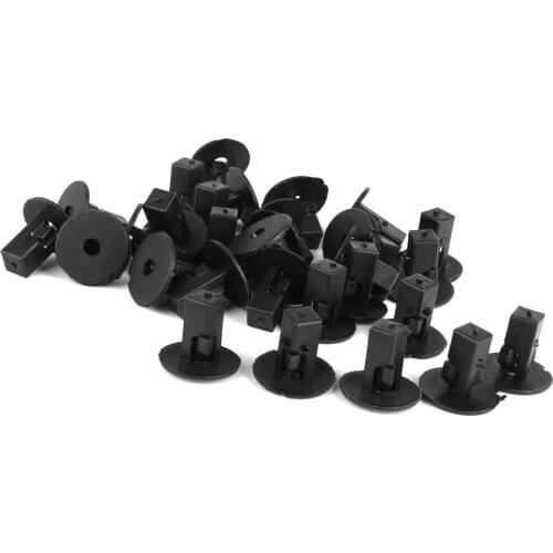 30pcs Car Push Type Car Retainer Trim Clips for 8.2mm Honda Toyota Bumper Fender
