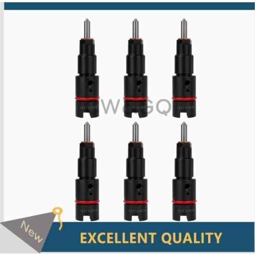 6X RV275 Injector For 1998.5-2002 Dodge Ram 2500 3500 40-50 HP 0432193635