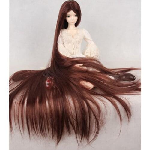 1/3 1/4 Bjd Wig High Temperature Long Straight Bjd hair MSD SD Yosd For BJD Doll