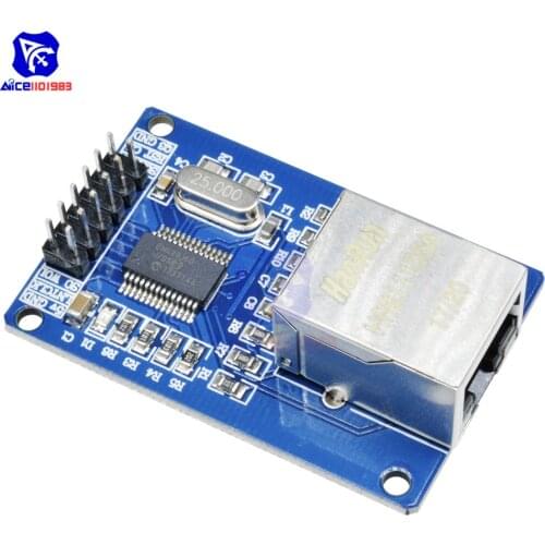 ENC28J60 LAN Ethernet Network Board Module 25MHZ For Arduino 25MHZ Crystal AVR 51 LPC STM32 3.3V 5V
