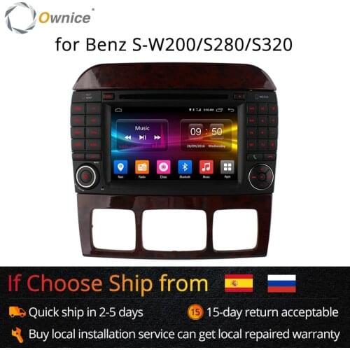 Ownice C500 8 Core Android 6.0 Car DVD Player for Mercedes S Class S500 S600 S280 S320 S350 S400 S420 S430 W220 Radio 4G GPS