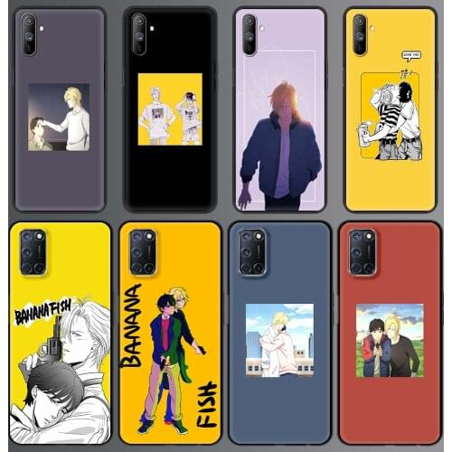 Japanese Anime Banana fish For Realme C3 8 7 6 Pro C21 Phone Case For OPPO A53 A52 A9 2020 Soft Black Silicone Luxury Cover