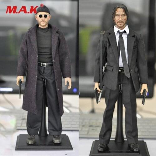 1/6 scale Jean Reno Leon male man movie cold killer actor star full set action figures for collections