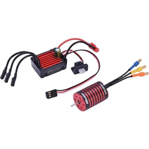 1pc Brushless Motor Waterproof 25A ESC Kit For 1/16 1/18 RC Car Buggy Parts