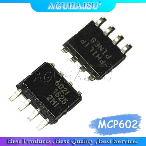 10PCS MCP602 SOP MCP602I SOP-8 MCP602-I/SN SOP8 Operational Amplifier