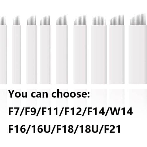 120pcs Nano blades microblading needles Permanent Makeup Eyebrow Tattoo Needle Blade Microblade 3D Embroidery