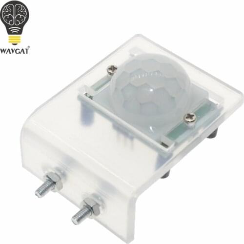 WAVGAT HC-SR501 Acrylic Bracket IR Pyroelectric Infrared Motion Sensor Detector Module for arduino Diy Kit ( Without HC-SR501 )
