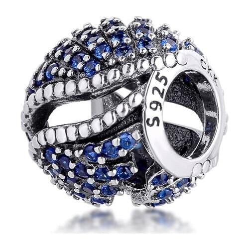Beads fit for Pandora Bracelets Majestic Feathers charms 100% 925 Sterling Silver Jewelry Free Shipping