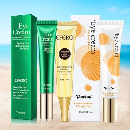 EFERO Crystal Collagen Eye Cream Reduces Dark Circles Bags Eye Lines Repair Nourish Firming Skin Care Eye Patch Serum Face Care