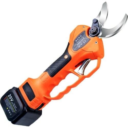 25V 40mm Electric Pruning Scissors Cordless Electric Pruning Shears Pruners Branch Cutter with Extension Pole Pruner