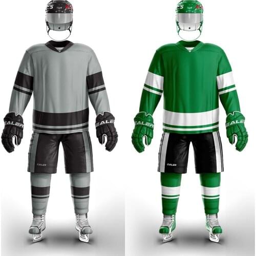 COLDINDOOR 2 pieces home and away hockey jersey H6400