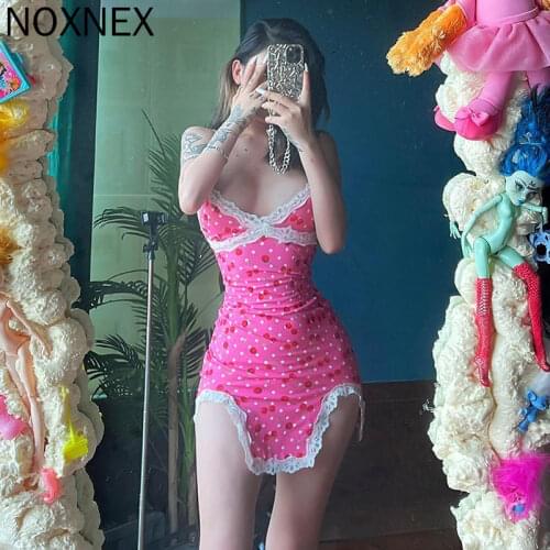 NOXNEX Pink Summer Dresses