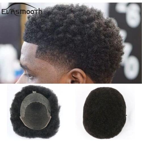 Toupee Men Africa Afro Male Wig Lace Front Wig Man Toupee Black Men Wig Natural Remy Hair Afro Wigs Replacement Systems 8*10