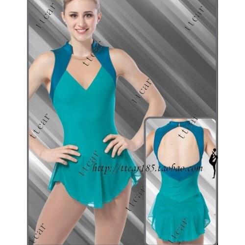 Girls Ice Skating Dresses Graceful New Brand Figure Skating Dresses For Competition DR4196