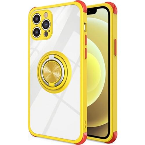 For iPhone 12 Pro Max Shockproof Silicone Phone Case For iPhone 11 Pro Max X XR XS Max 6 7 8 Plus Car Magnetic Phone Back Cover