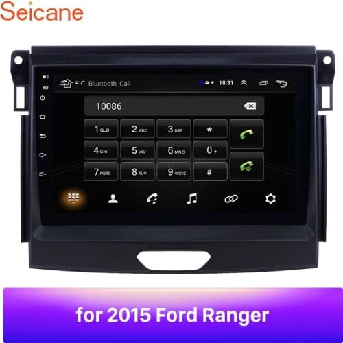 Seicane Android 8.1 For Ford Ranger 2015 Car Radio GPS 9"2Din Unit Multimedia Player support Carplay Digital TV TPMS SWC DVR OBD