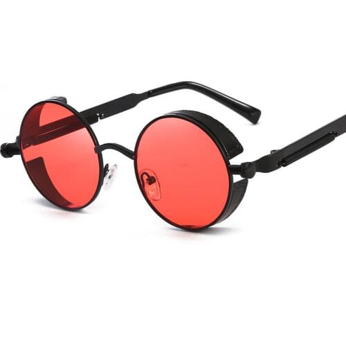Fashion Round Steampunk Sunglasses Brand Design Women Men Vintage Steam Punk Sun Glasses UV400 Shades Oculos de sol
