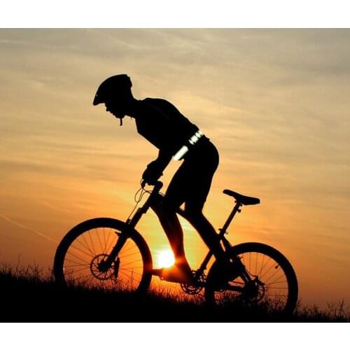 Reflective Belt Kids Women Men Safety High Visibility Belt For Cycling Climbing Lightweight 125cm Adjustable Reflective Tape New