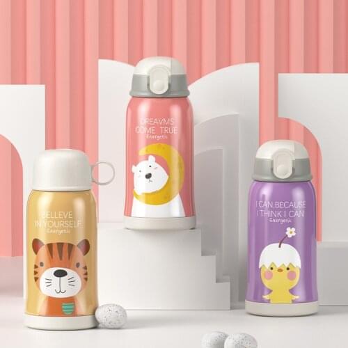 550ml Baby Feeding Bottle Stainless Steel Milk Thermos for Children Insulated hot water Bottle warmer leak-poof thermal Cup