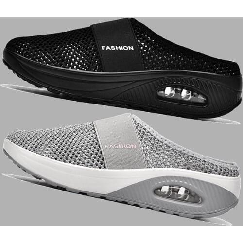 Women Shoes 2021 Leather Slipper Mom Casual Shoes Platform Nurse Shoes Walking Shoe for Pregnant Women Femme Mesh Sneakers