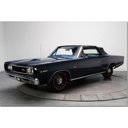 1968 Dodge Coronet Classic Car Poster Print for Home Decor Wall Art Picture For Living Room Decor Canvas Painting