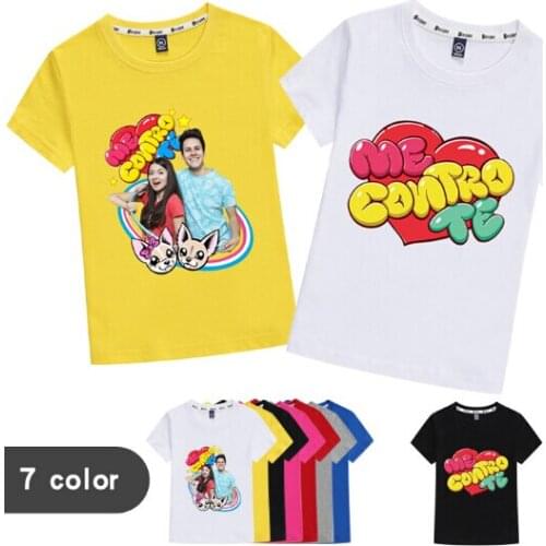 2020 Summer Cotton Baby Boy Short Sleeve T Shirts Cartoon Funny Me Contro Te Baby Girls Tops Kids Tees Children Clothes Costumes