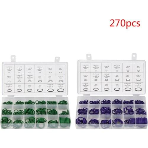 270Pcs /set New High Quality Multifunction Assortment Kit Car A/C System Air Conditioning O Ring Seals Reparing Tool Dropship