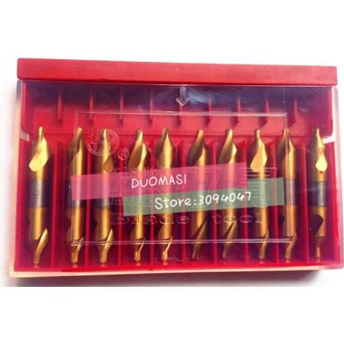 3.0*8.0mm petiole 10pcs/set HSS 60 degrees High quality Titanium coating Spiral Groove Center drill Free shipping