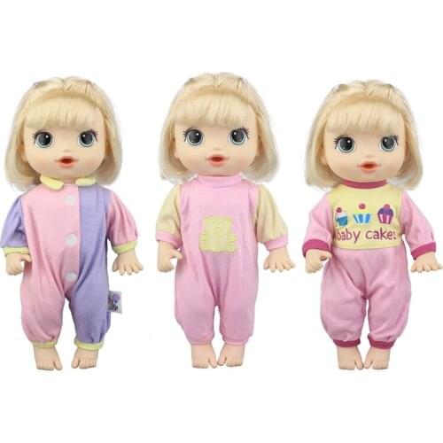 3pcs in 1, 2021 New Clothes Fit For 12Inch 30cm Baby Alive Doll Girl Toys Doll Accessories