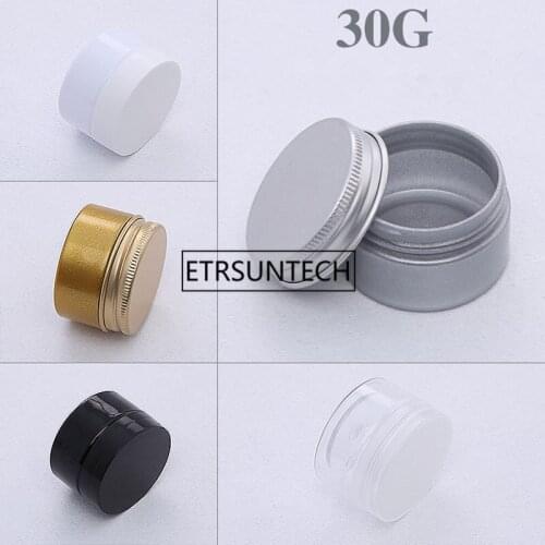 30g/ml plastic jar mini Mens Cream Pack Sample Cosmetic Container Free Shipping Dark eye cream bottles F1766