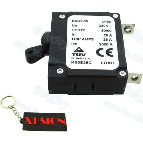 20A In Generator Circuit Breaker 25A Trip Amps 2000A 230V BSB1-30 Hertz 50/60