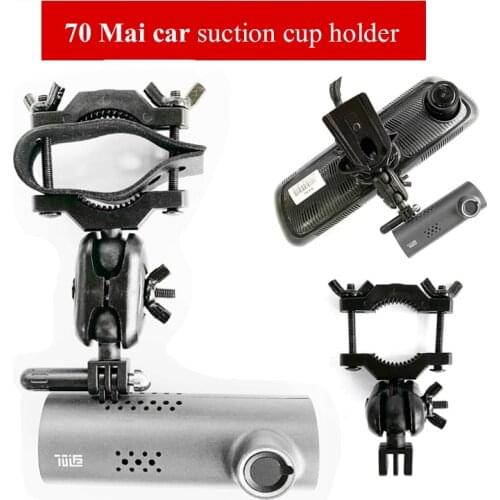 Car Rearview Mirror Driving Recorder Bracket Holder For xiaomi 70mai car DVR Cam Mount 360 Degree Rotating Support Holder