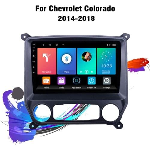 Eastereggs 9 Inch 2 Din Android 8.1 For Chevrolet Colorado 2014-2018 Car Radio WIFI GPS Navigation FM Bluetooth Carplay Stereo