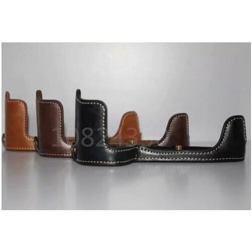 Leather Camera Bag Bottom Case For Canon 5D3 5DIII 5D Mark III MarkIII Half Body Cover For 5D4 5D IV 5D Mark 4